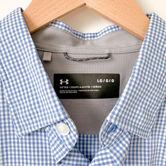 Under Armour Performance Woven Button Down Shirt - Picture 3 of 5